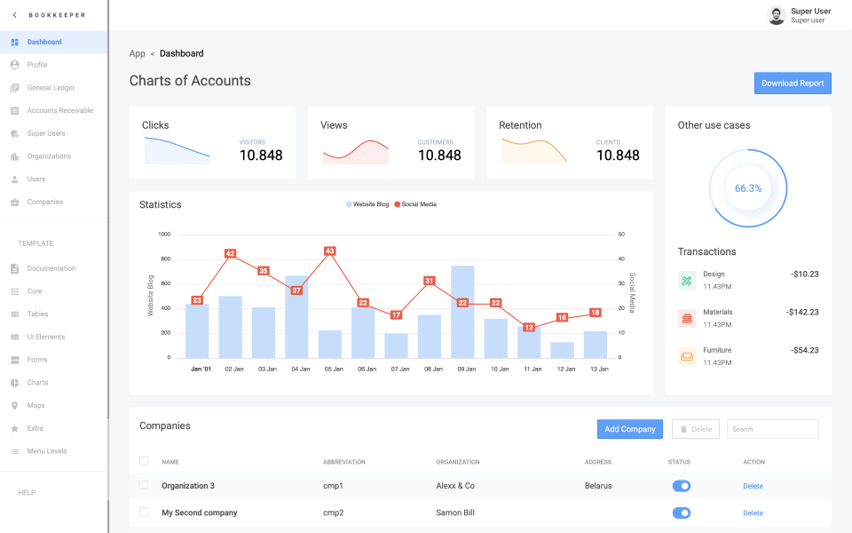 bookkeeper-react-accounting-template