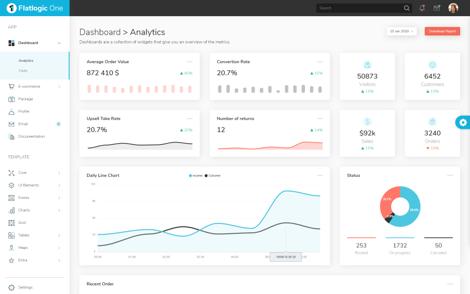 one-bootstrap-template