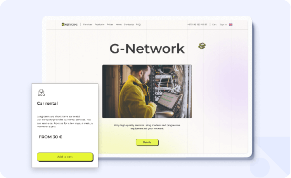 G-Network - E-commerce solution for IT & Security