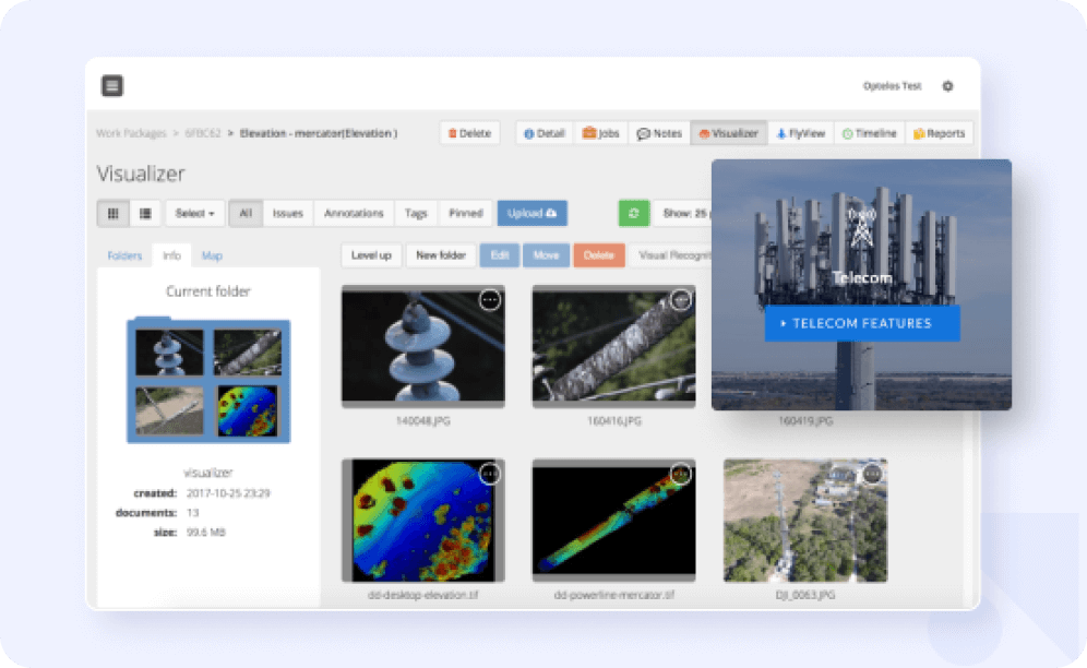 Optelos - Drone Data AI Analytics Solution