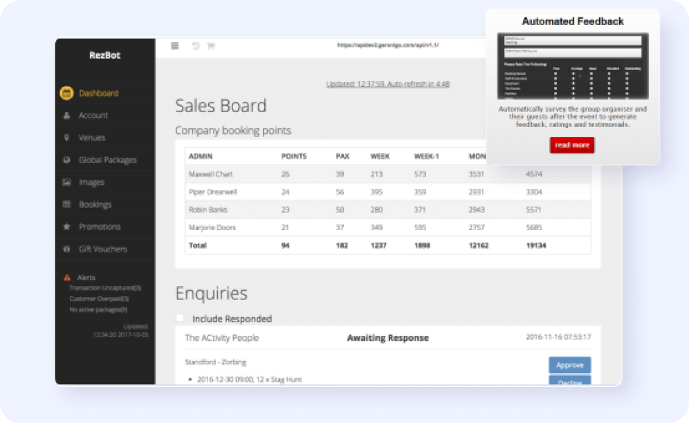 Rezbot - Activity Booker