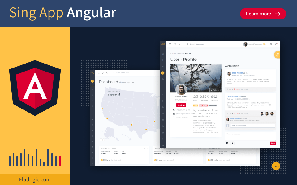 Sing App Angular - Open Source Angular Admin Dashboard Template